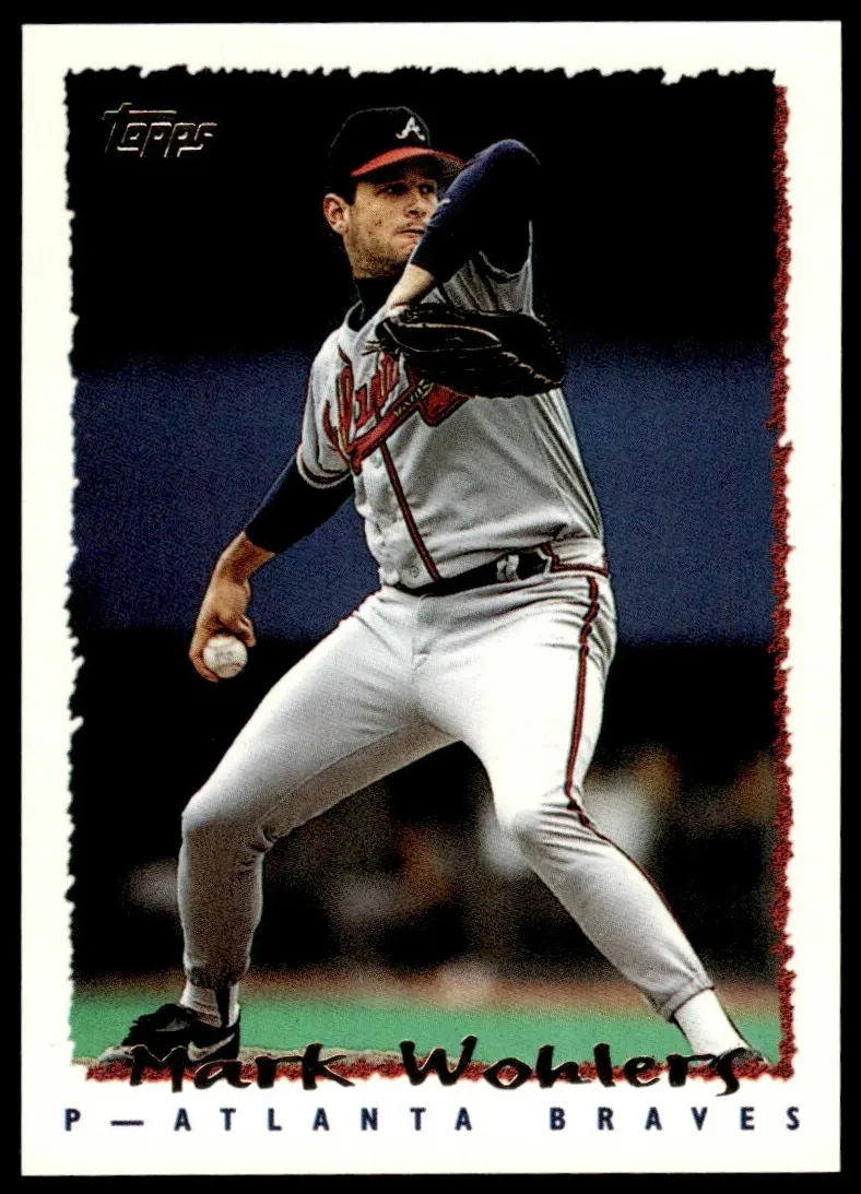 1995 Topps Baseball Mark Wohlers #550 PSA 8.5