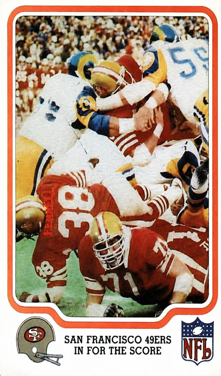 1979 Fleer Team Action Football San Francisco 49ers #49