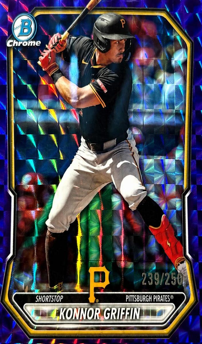 2026 Bowman Baseball Purple Geometric Konnor Griffin #BCP-92