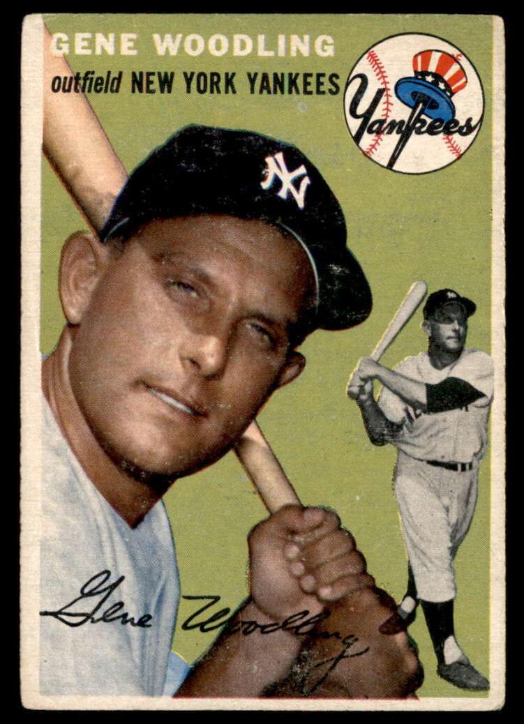 1954 Topps Baseball Gene Woodling #101 PSA 7