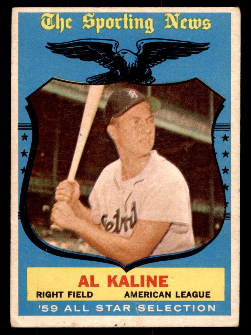 1959 Topps Baseball Al Kaline #562