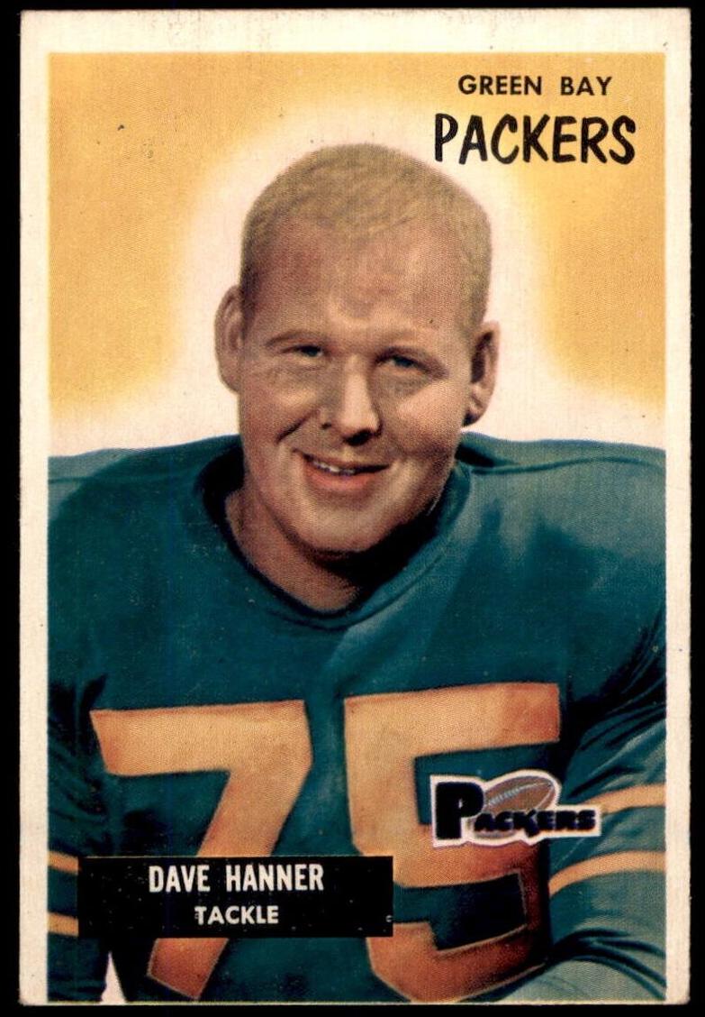 1955 Bowman Football Dave Hanner #131 PSA 6