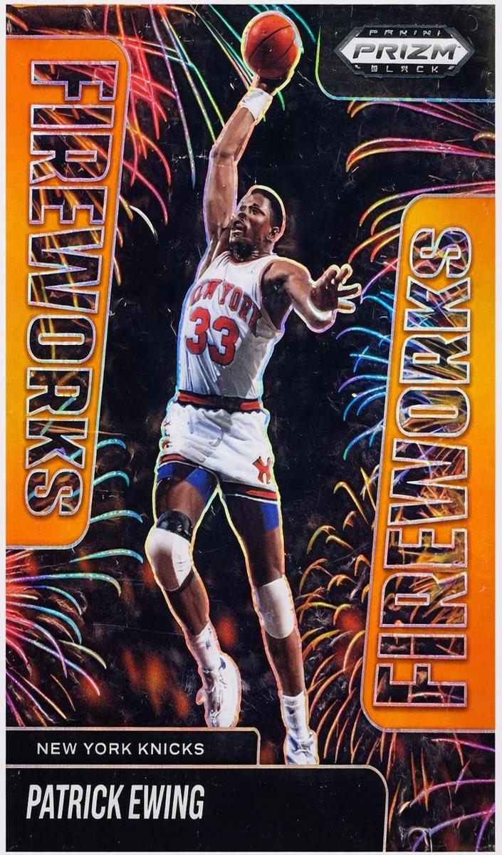 2024 Panini Prizm Black Basketball Orange Patrick Ewing #20