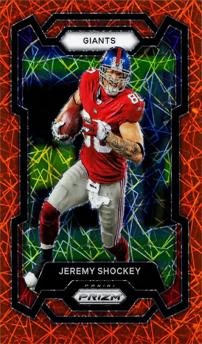 2023 Panini Prizm Football Lazer Jeremy Shockey #222