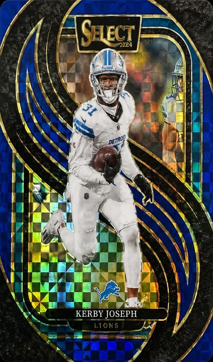2024 Panini Select Football Blue Kerby Joseph #177