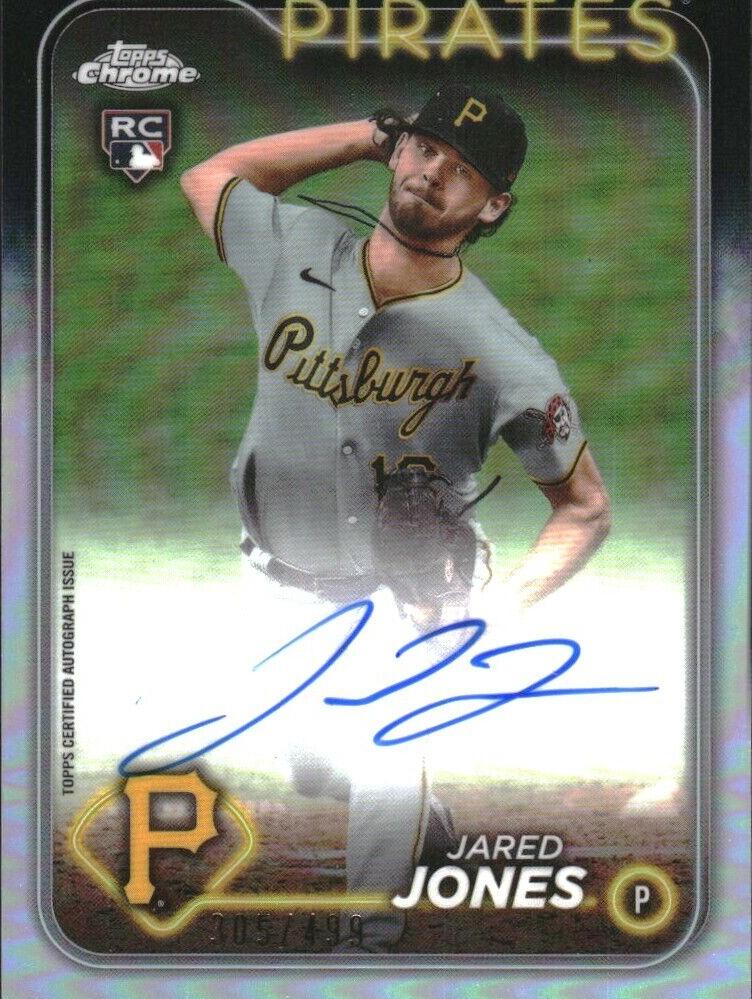 2024 Topps Chrome Update Baseball Refractor Jared Jones #RA-JJ PSA 10