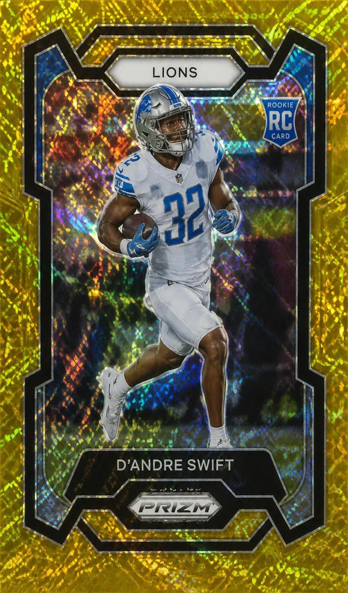 2023 Panini Prizm Football Gold Wave Brian Branch #328 PSA 9