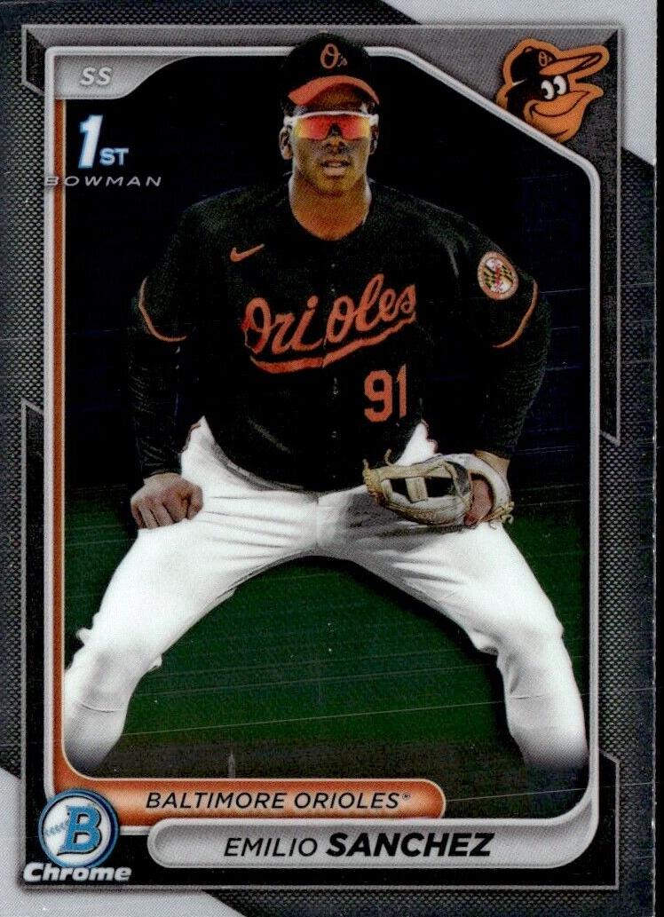 2024 Bowman Chrome Prospects Baseball Emilio Sanchez #BCP-241
