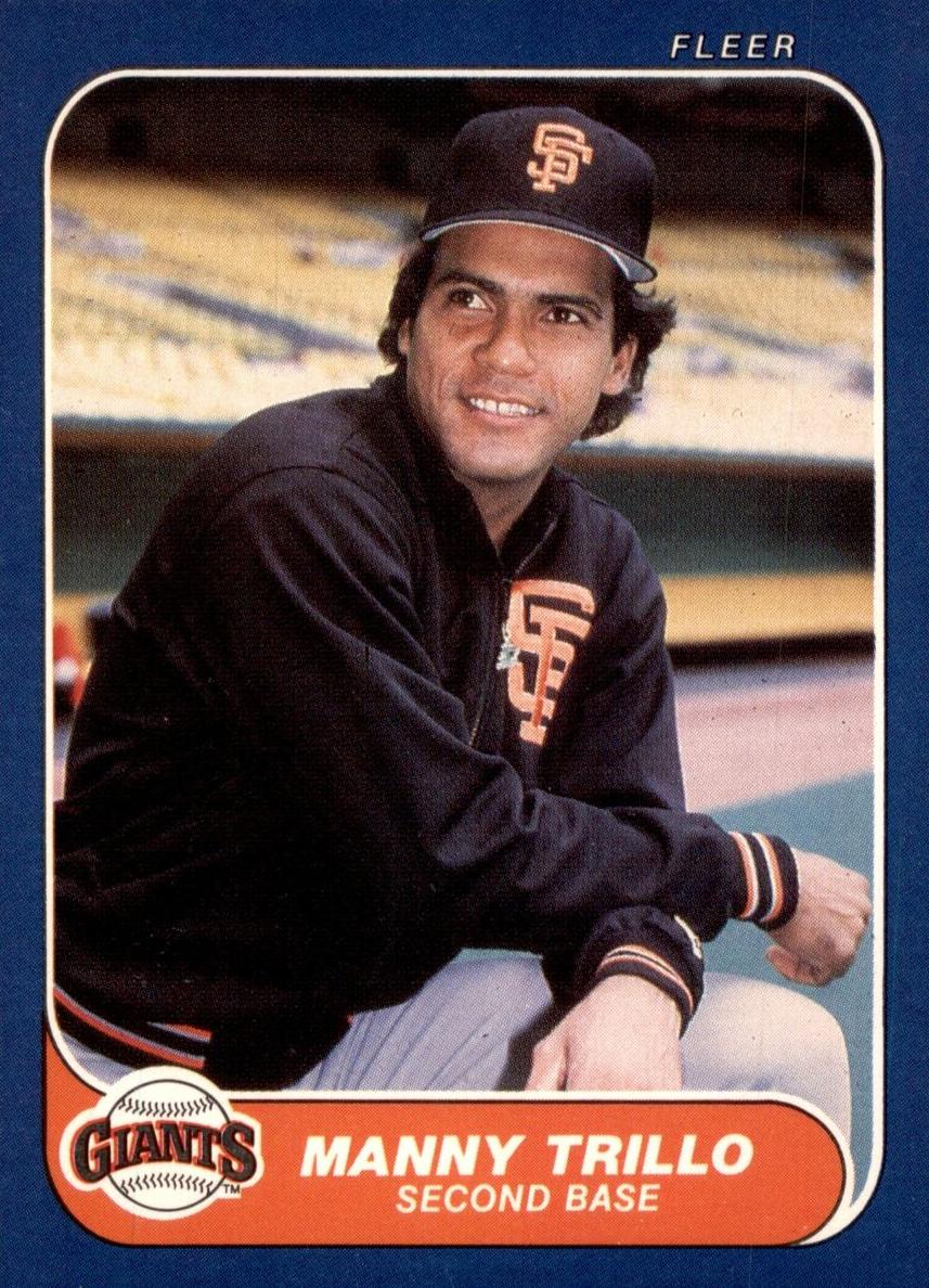 1986 Fleer Baseball Manny Trillo #551