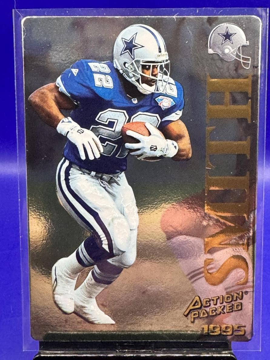 1995 Action Packed Football Quick Silver Emmitt Smith #2