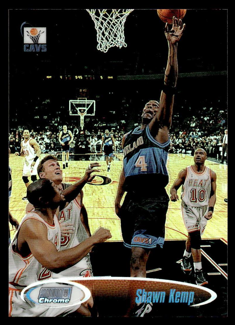 1998 Topps Stadium Club Basketball Refractor Shawn Kemp #SCC28