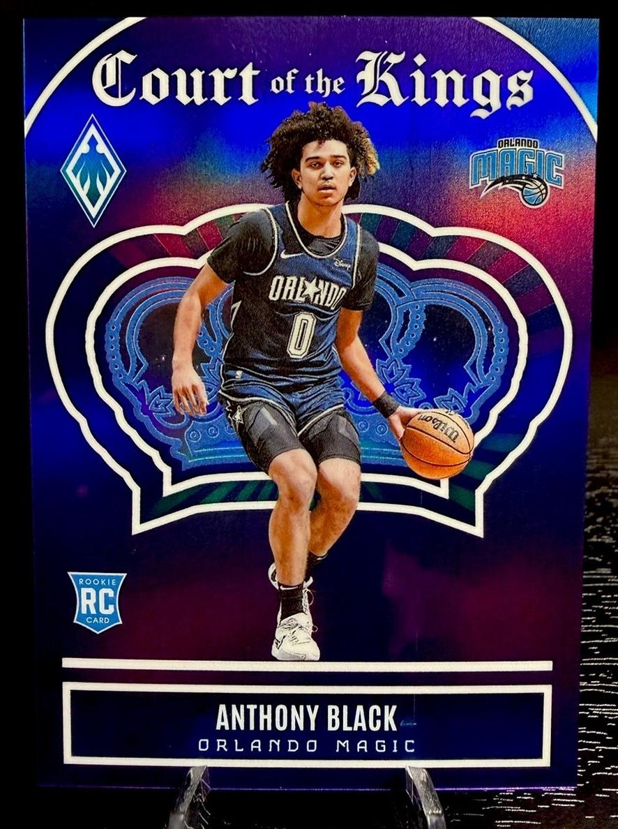 2023 Panini Phoenix Basketball Purple Anthony Black #14
