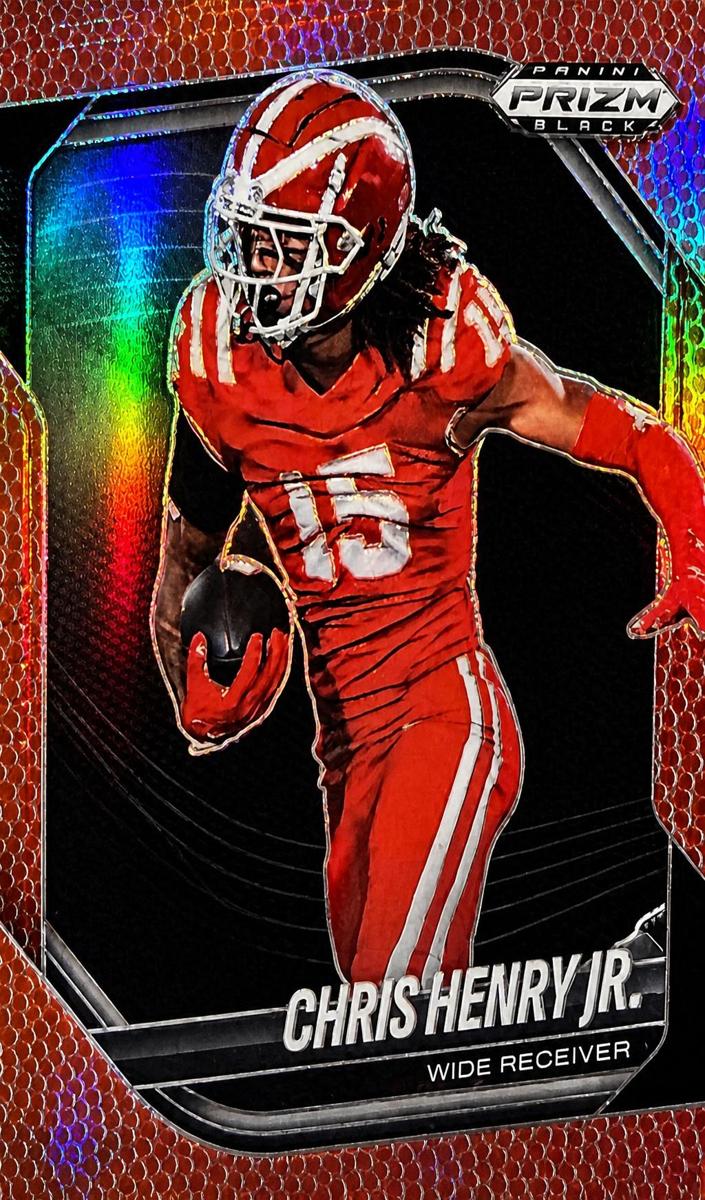 2025 Panini Prizm Black Football Football Chris Henry Jr. #155