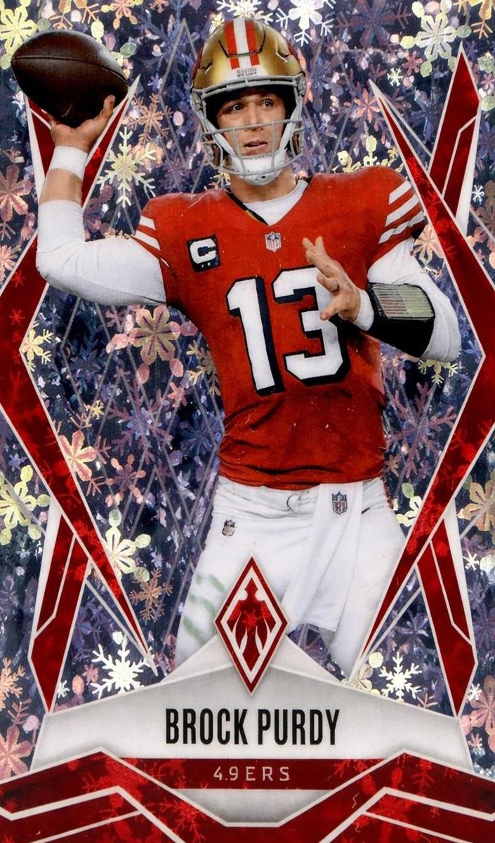 2025 Panini Phoenix Football Silver Winter Brock Purdy #33