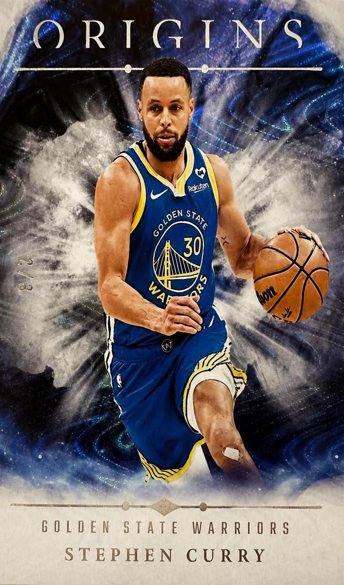 2024 Panini Origins Basketball Swirl FOTL Stephen Curry #54 PSA 9