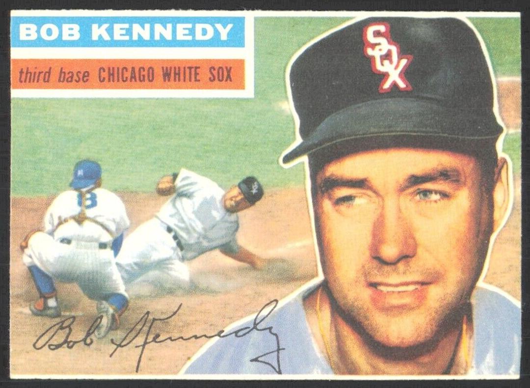 1956 Topps Football White Back Bob Kennedy #38 PSA 6.5