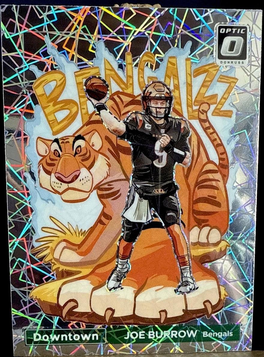 2023 Donruss Optic Football Joe Burrow #D-4 PSA 9