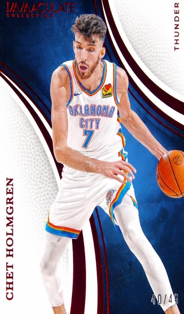 2024 Panini Immaculate Collection Basketball Red Chet Holmgren #20