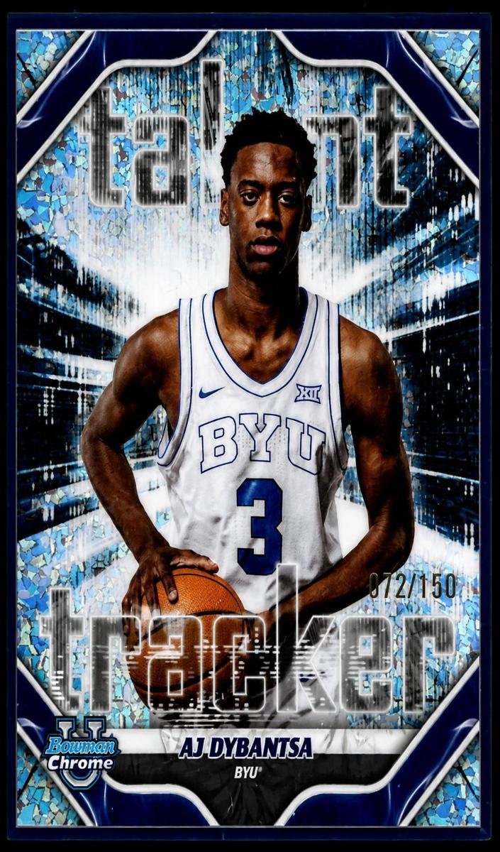 2025 Bowman Basketball Mini-Diamond Refractor AJ Dybantsa #TT-1