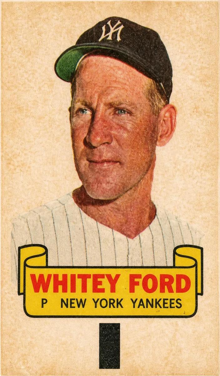 1966 Topps Rub-Offs Baseball Whitey Ford #NNO