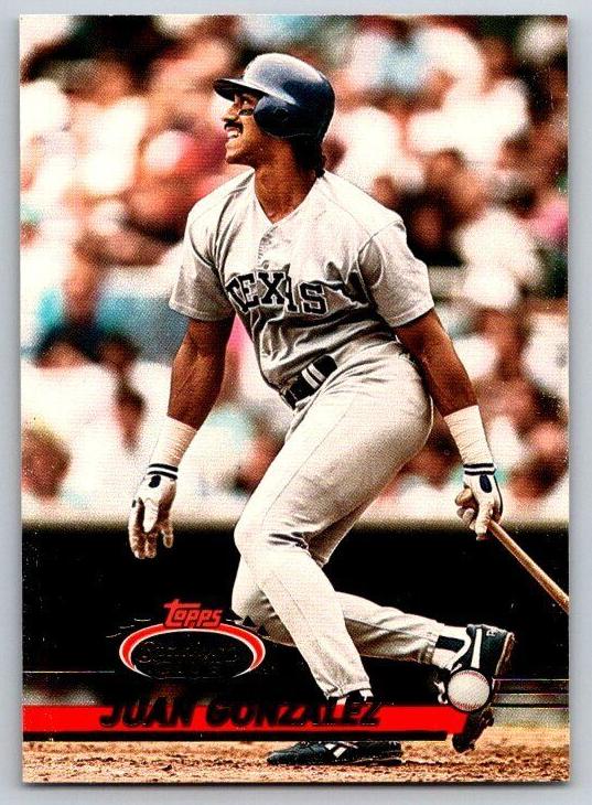 1993 Topps Stadium Club Baseball Juan Gonzalez #540 PSA 10