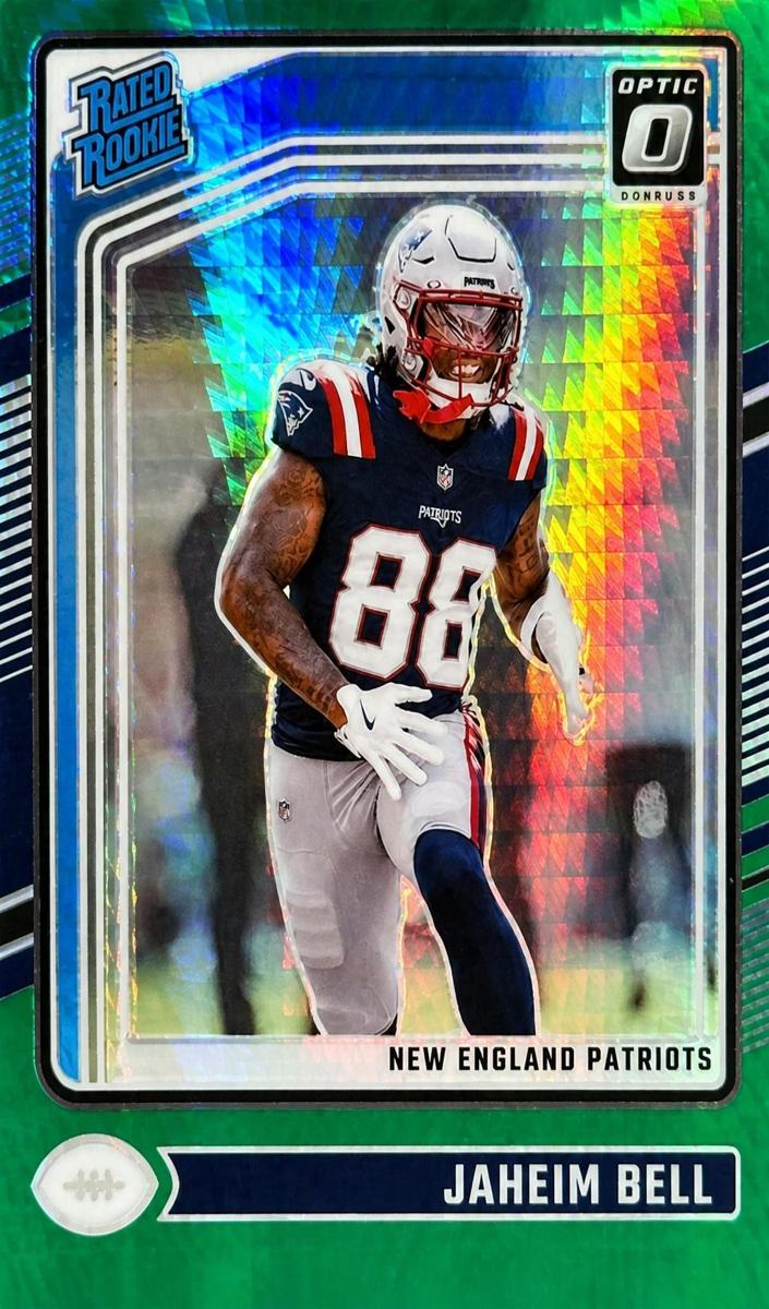 2024 Donruss Optic Football Green Hyper Jaheim Bell #238
