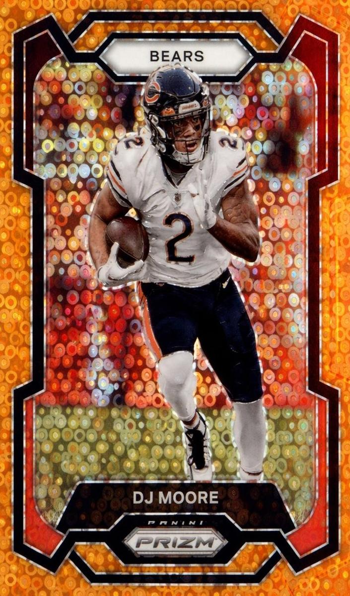 2023 Panini Prizm Football Disco DJ Moore #47 PSA 10