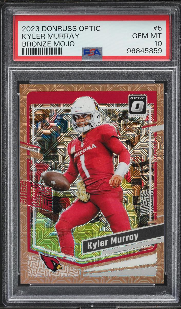 2023 Donruss Optic Football Bronze Mojo Kyler Murray #5 PSA 9