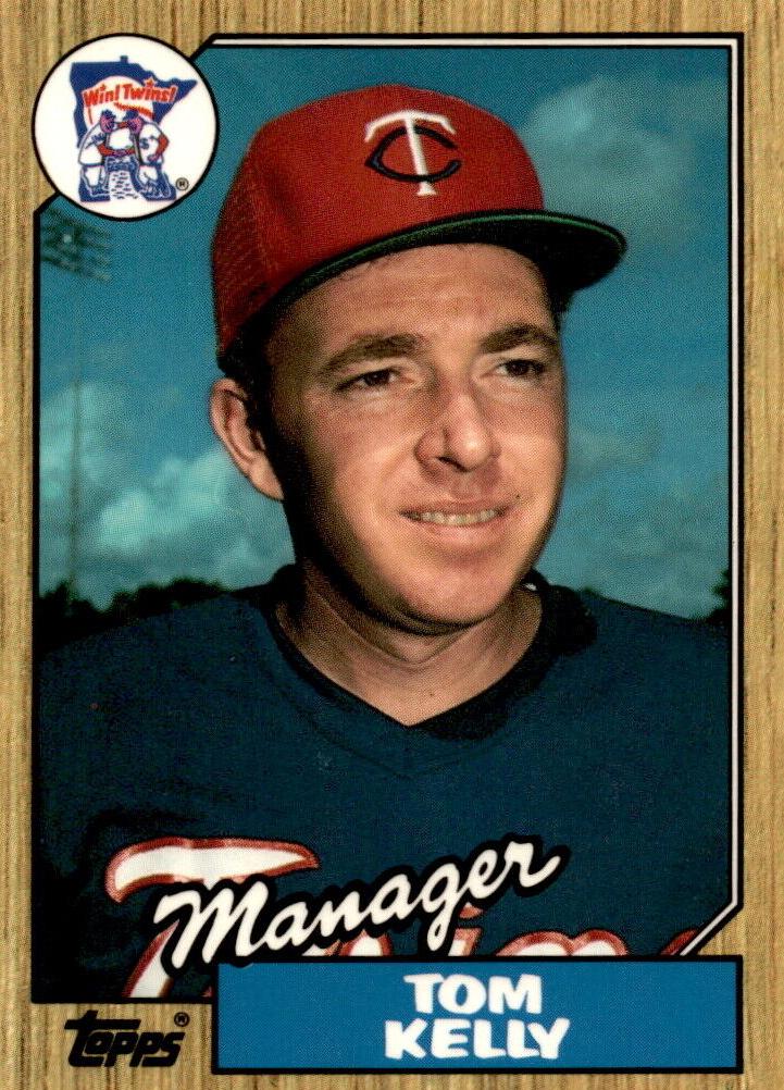 1987 Topps Baseball Tom Kelly #618