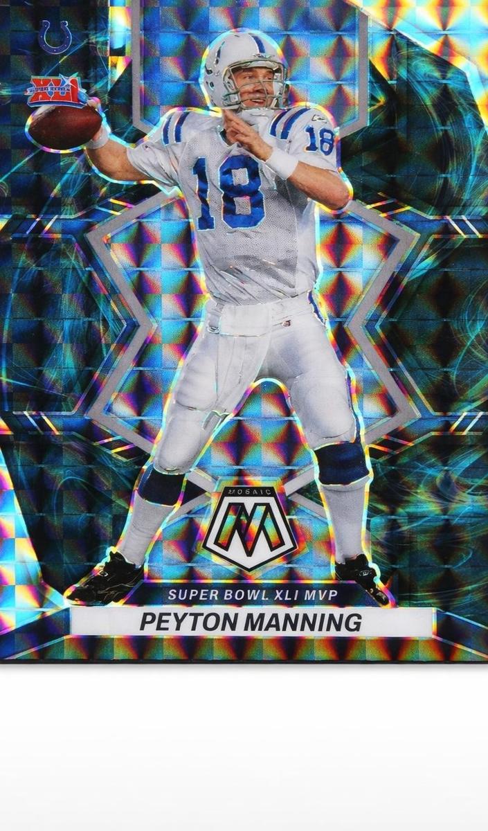 2022 Panini Mosaic Football Genesis Peyton Manning #298 PSA 10