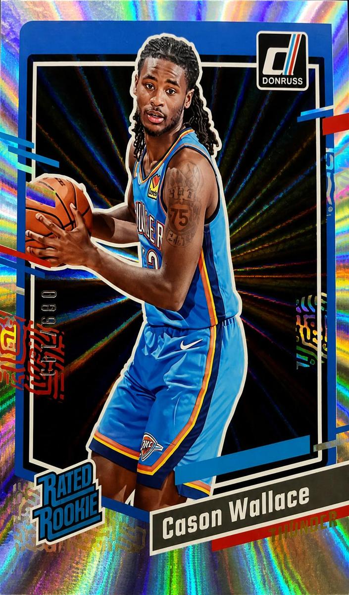 2023 Panini Donruss Basketball Holo Laser Cason Wallace #231