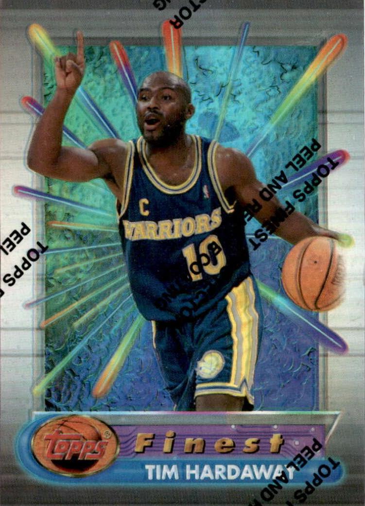 1994 Topps Finest Basketball Refractor Tim Hardaway #305 PSA 9