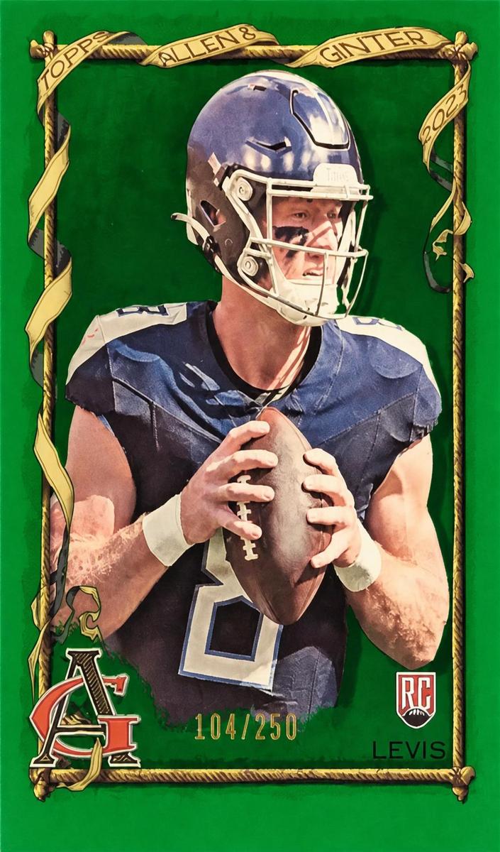 2023 Topps Composite Football Green Portrait Will Levis #404 CGC 9.5