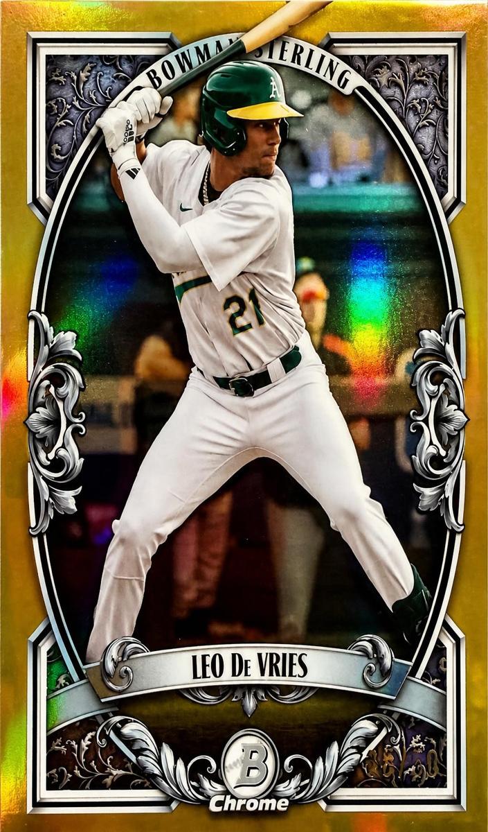 2026 Bowman Baseball Gold Refractor Leo De Vries #BST-9