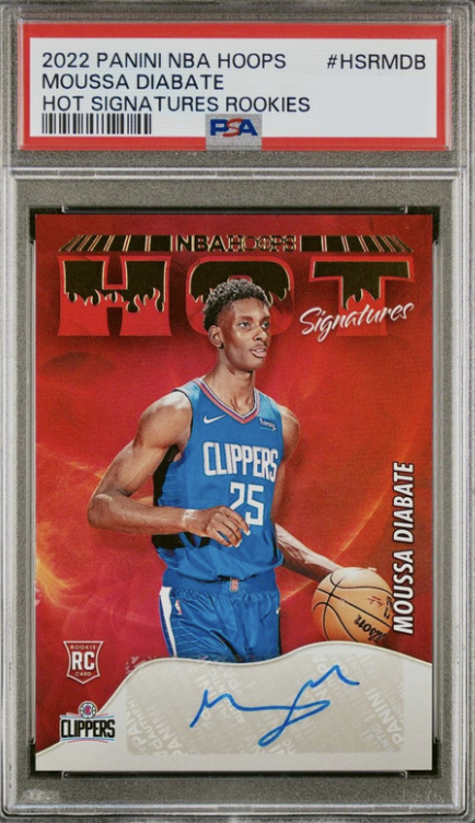 2022 Panini Hoops Basketball Moussa Diabate #HSR-MDB