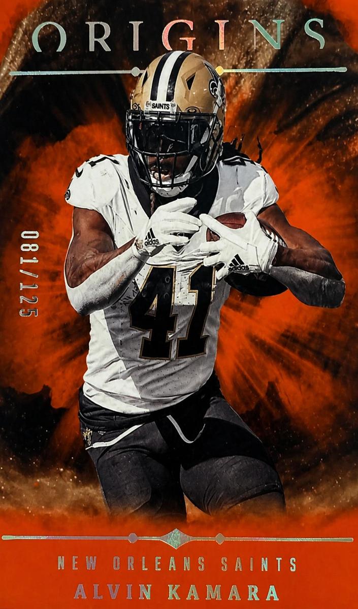 2024 Panini Origins Football Orange Alvin Kamara #24