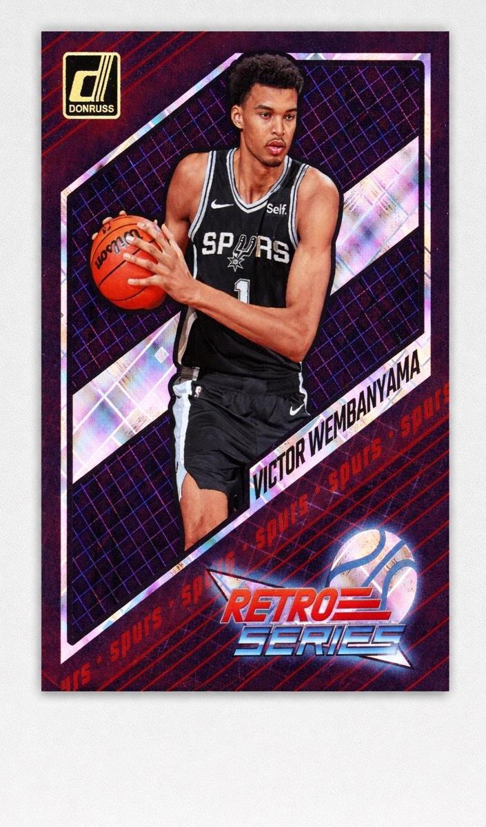 2023 Panini Donruss Basketball Diamond Victor Wembanyama #1 PSA 8