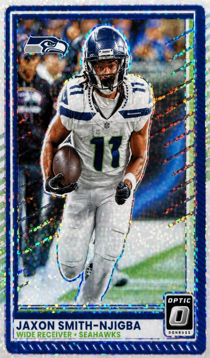 2025 Donruss Optic Football White Sparkle Jaxon Smith-Njigba #7