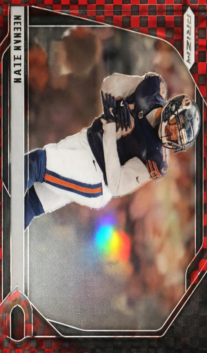 2024 Panini Prizm Football Black and Red Checker Keenan Allen #49 PSA 8.5