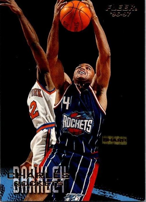 1996 Fleer Basketball Charles Barkley #190