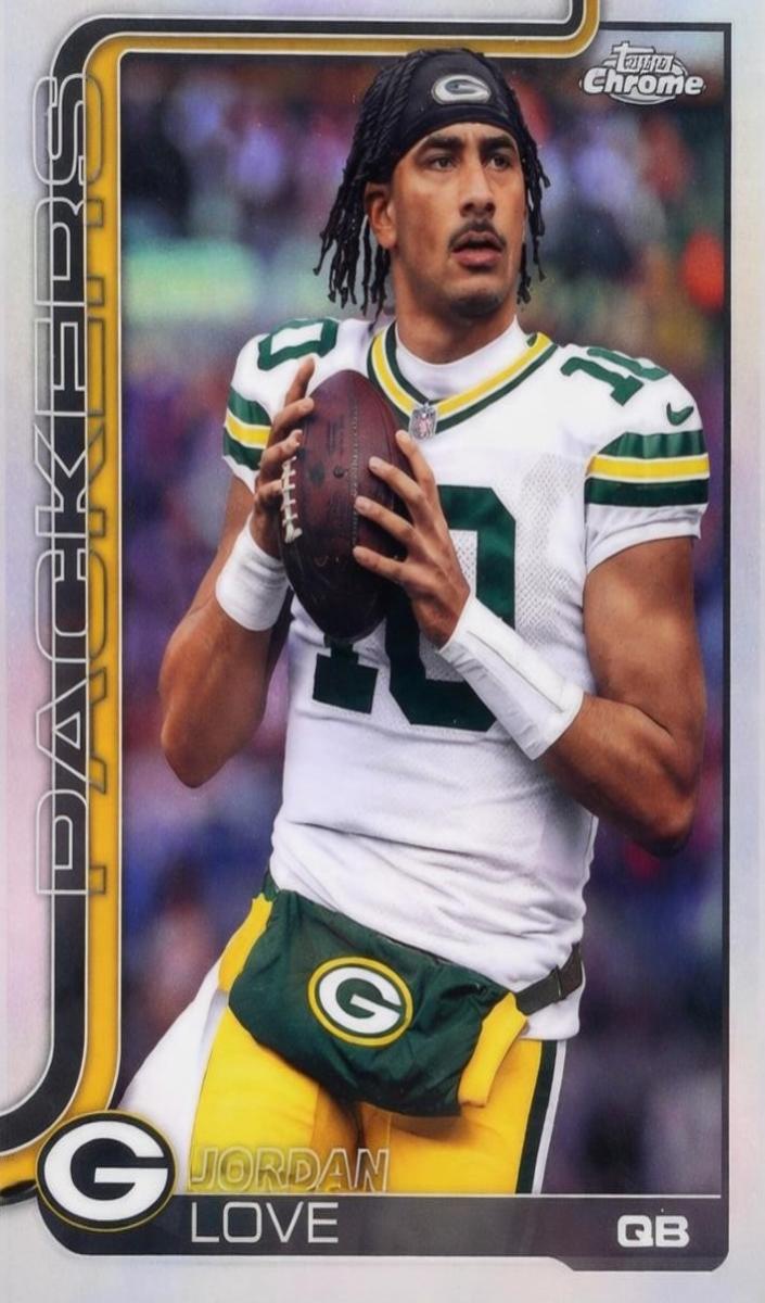 2025 Topps Chrome Football Jordan Love #109