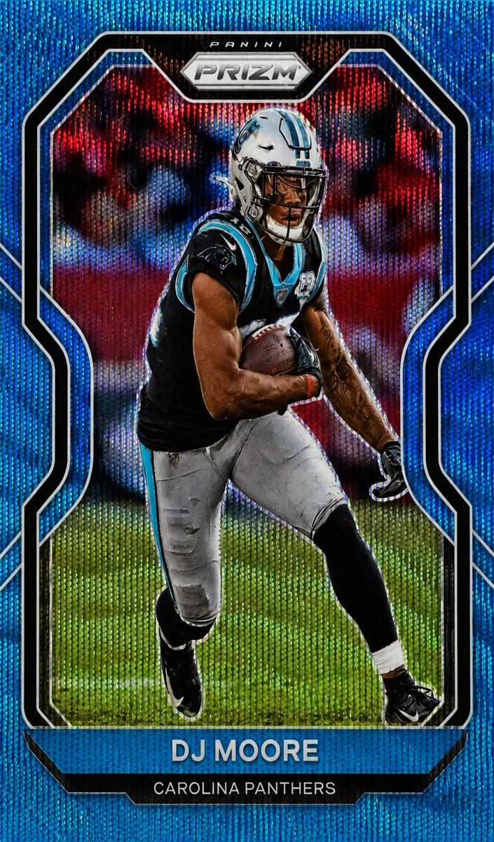 2020 Panini Prizm Football Blue Wave DJ Moore #234