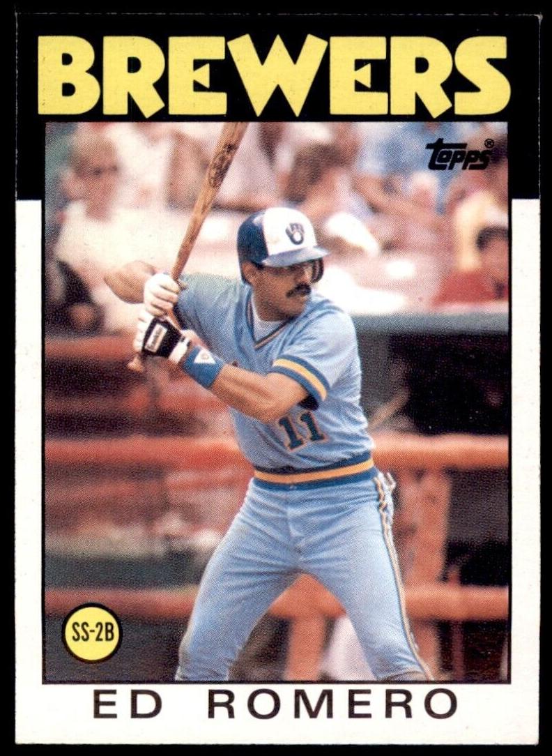 1986 Topps Baseball Ed Romero #317