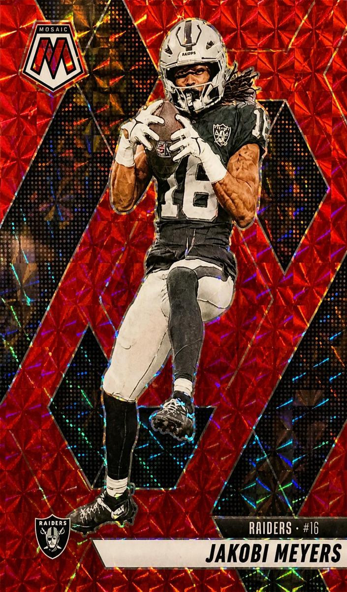 2025 Panini Mosaic Football Red Jakobi Meyers #62