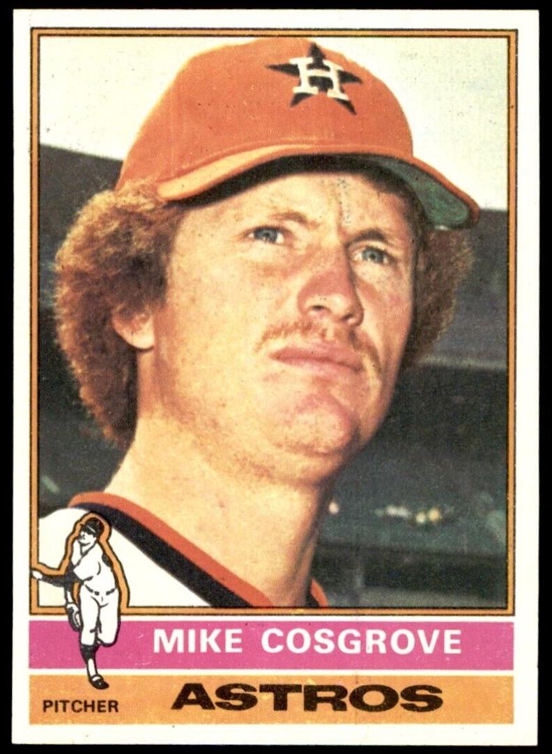 1976 Topps Baseball Mike Cosgrove #122 PSA 8