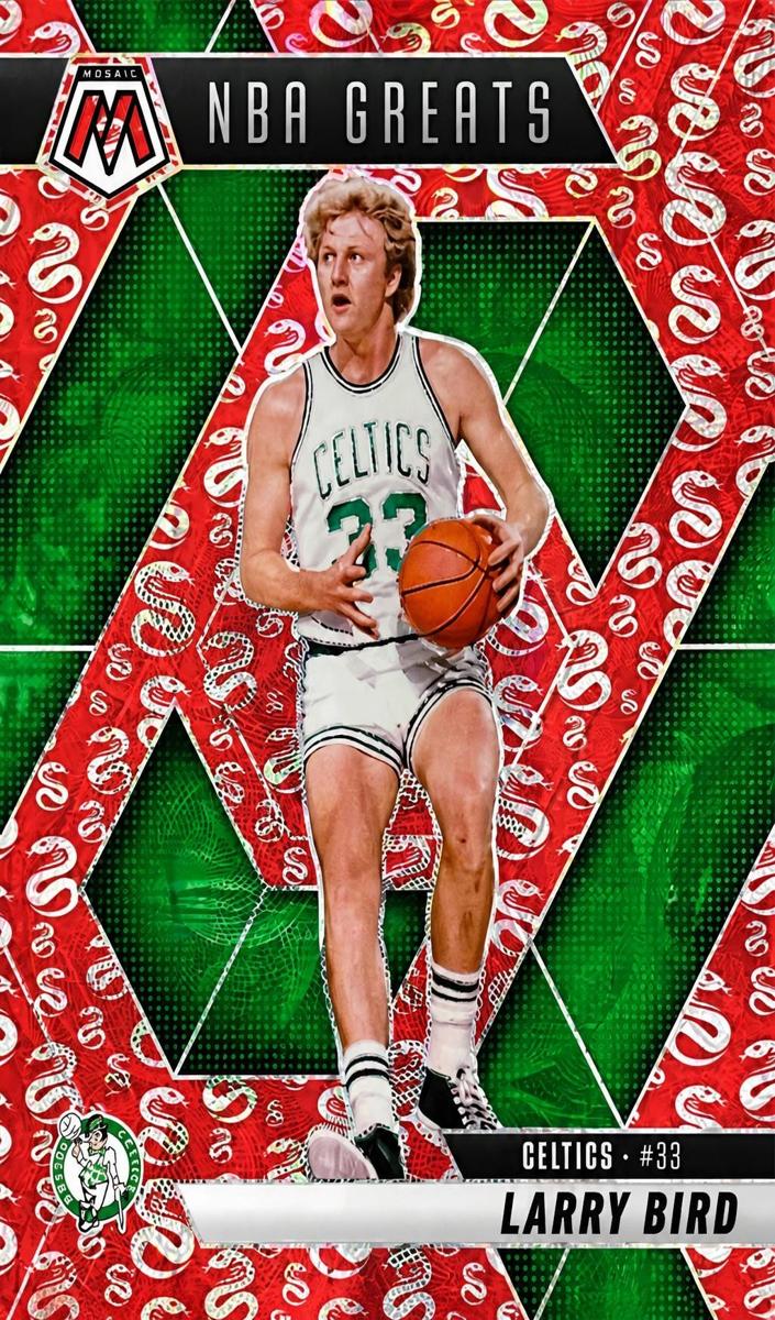 2024 Panini Mosaic Basketball Year of the Snake Larry Bird #299