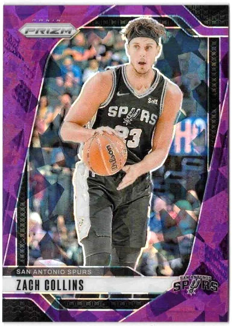 2024 Panini Prizm Basketball Purple Ice Zach Collins #197