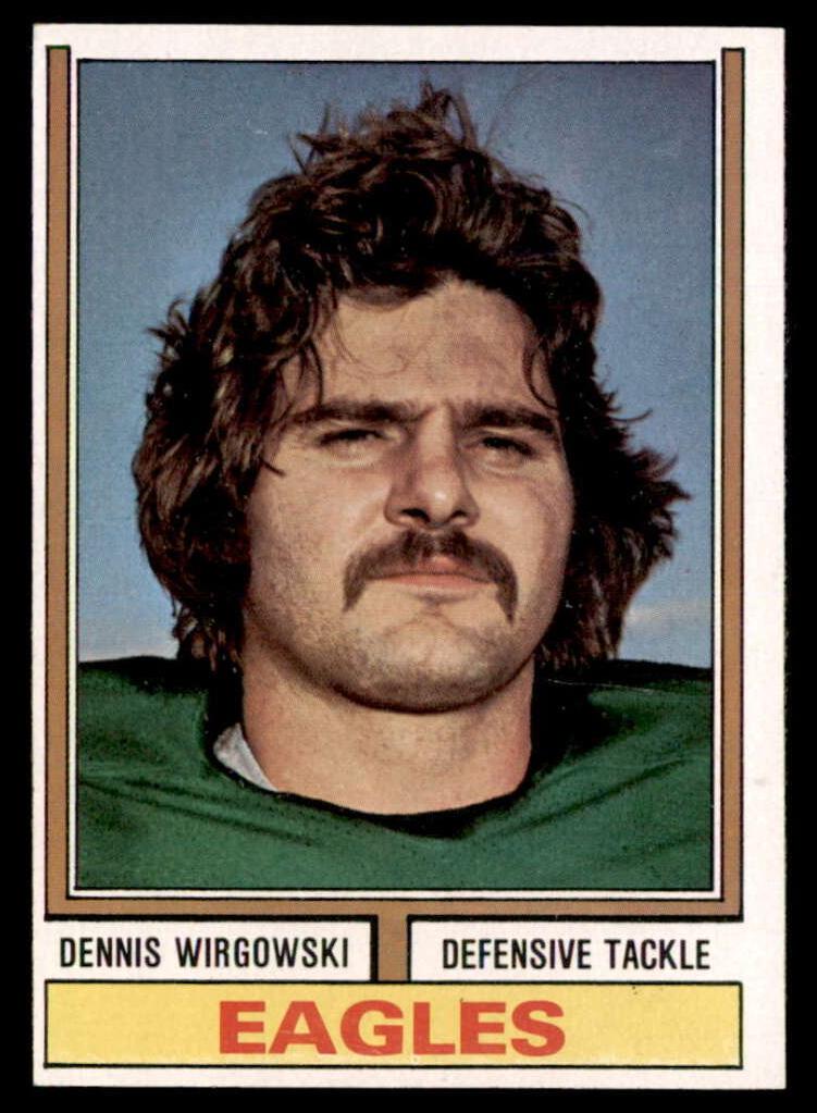 1974 Topps Football Dennis Wirgowski #518