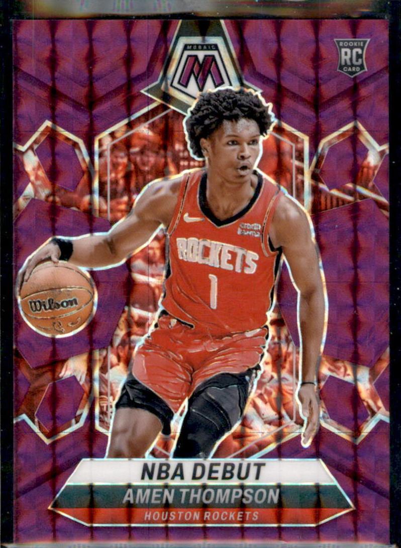2023 Panini Mosaic Basketball Purple Amen Thompson #269