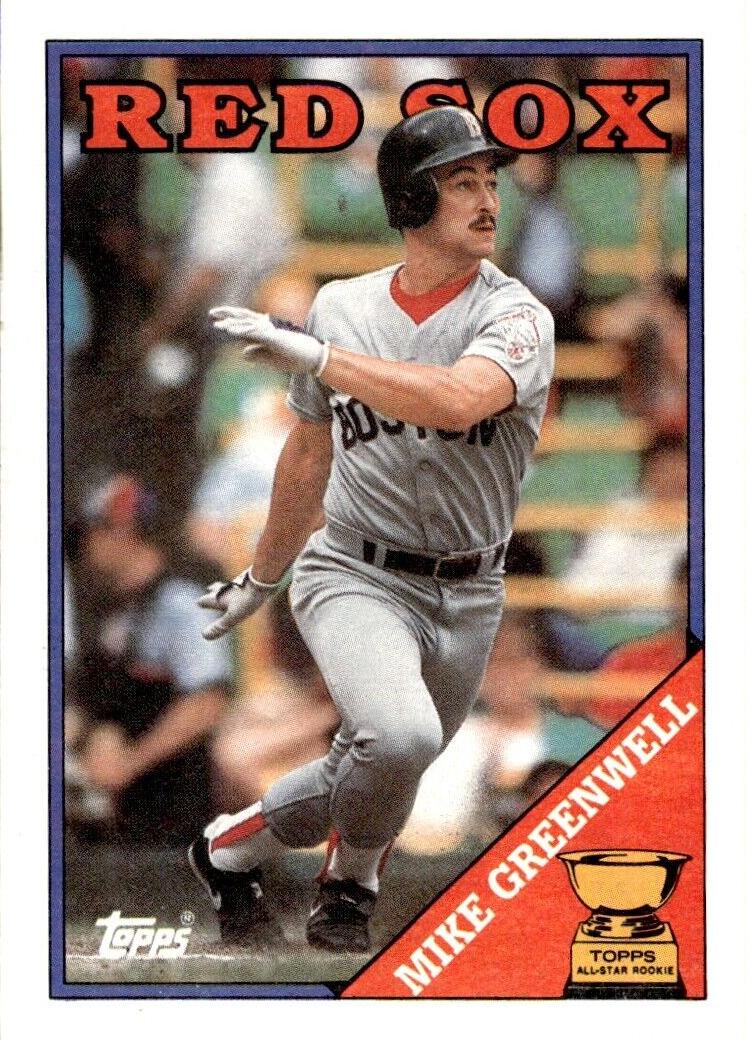 1988 Topps Baseball Mike Greenwell #493 PSA 10